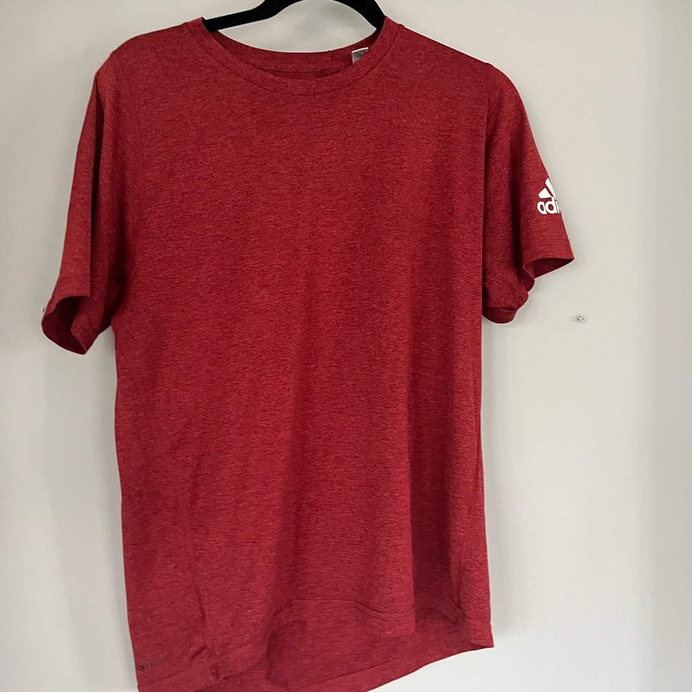 Men’s Adidas, dark red T-shirt, size medium